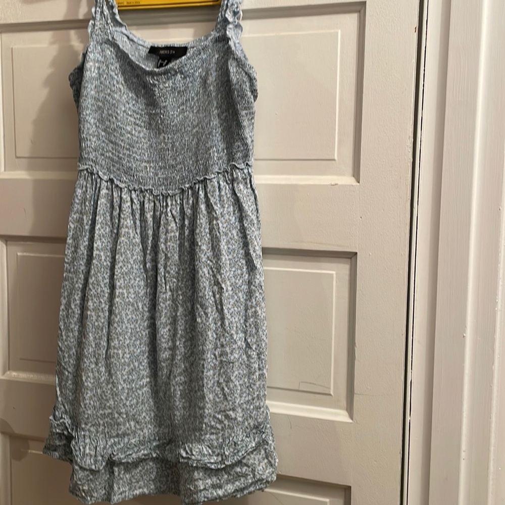Blue flower dress